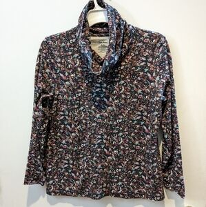 Women's Supima Cotton L. L. Bean long cowl neck. PM